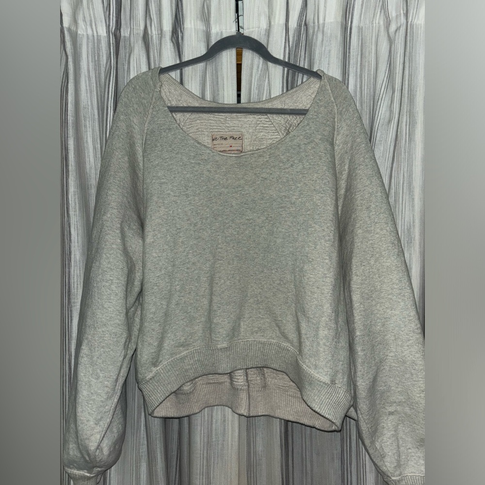 Free People Reversible Textured Sweater